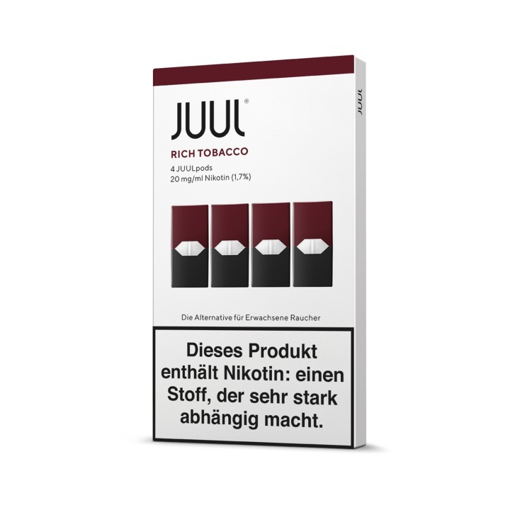 Juul Rich Tobacco 1.7% Kartuş | Juul Juul İçeriğindeki Tatlar:
