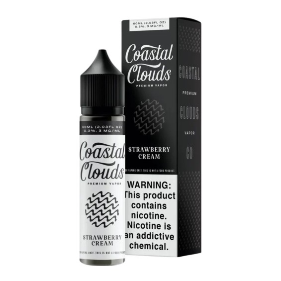 Coastal Clouds Strawberry Cream E Likit | Coastal Clouds